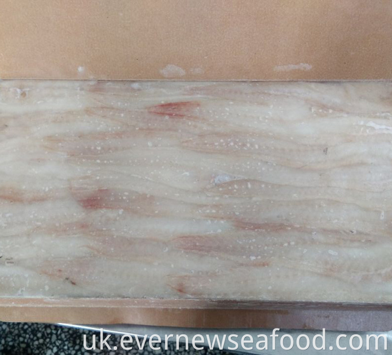 Блок філе минтая високої якості заморожений